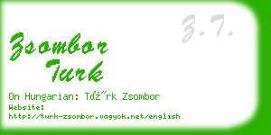 zsombor turk business card